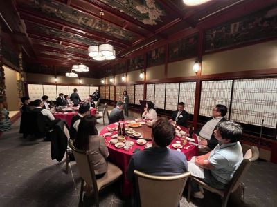 青年部総会の様子（小林幹事長挨拶）