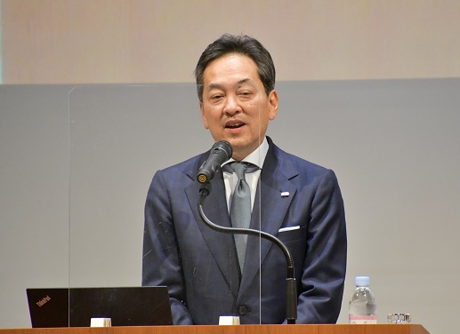冒頭挨拶をする杉江部会長