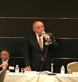 髙野会長による講演