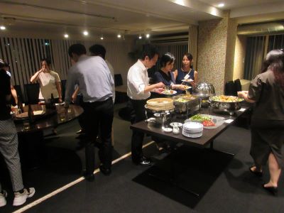 交流会の様子①