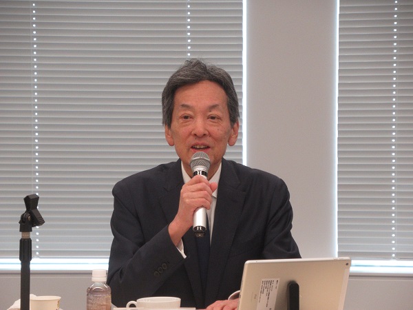 冒頭挨拶をする杉江部会長