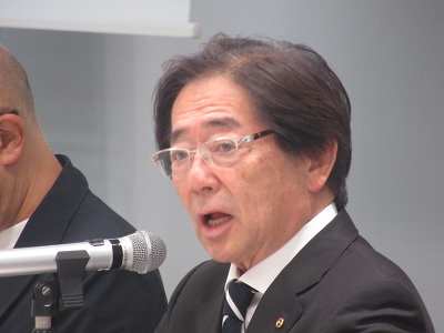 冒頭挨拶をする淺野部会長