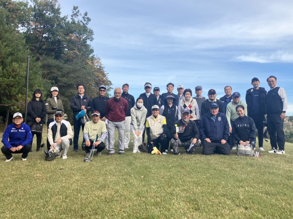 第116回ゴルフコンペの集合写真
