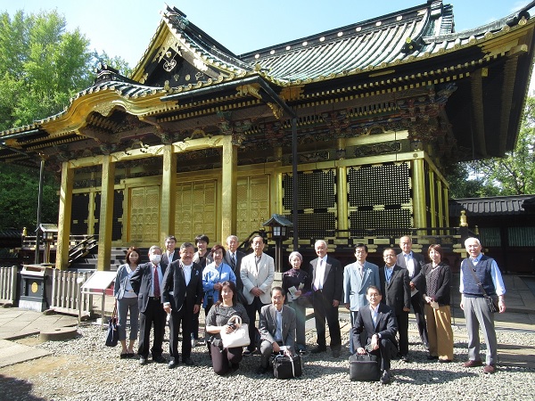 上野東照宮と参加者