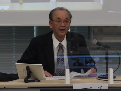 議長を務める下村部会長