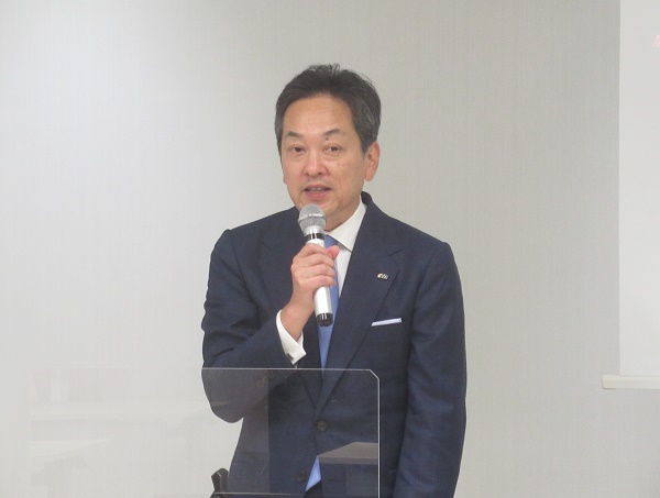冒頭挨拶をする杉江部会長