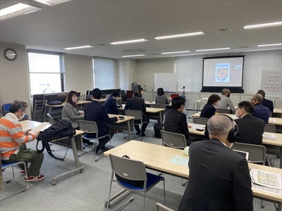 個人交流（1対1での交流）の様子