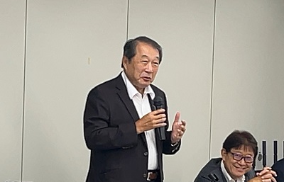 飯野会長（東洋ドライルーブ社長）