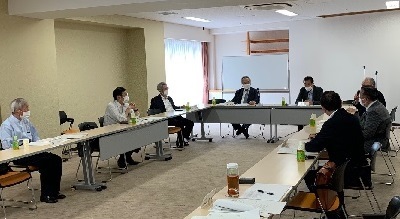 観光・サービス分科会 正副分科会長会議 会場の様子