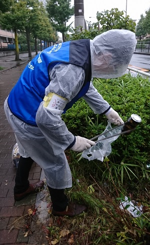 清掃活動の様子