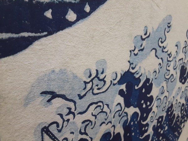 写真1枚目：2億画素でスキャンした葛飾北斎の絵画