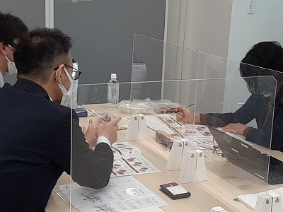 商談の様子