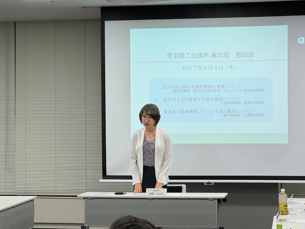 高際区長　ご挨拶の様子