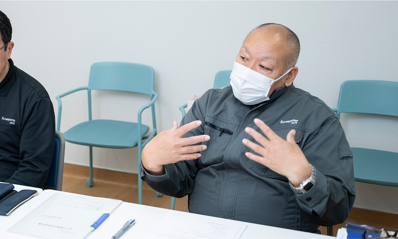 生産技術部　部長　田城彰氏