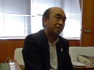 取締役社長の栗田和雄氏