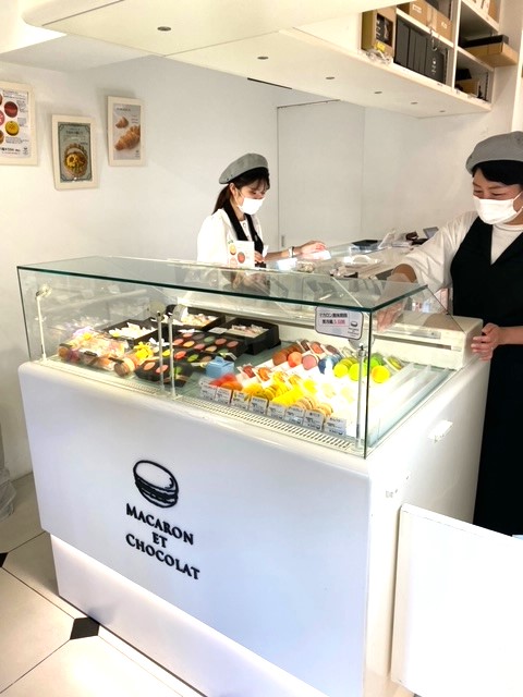 店内の作業風景