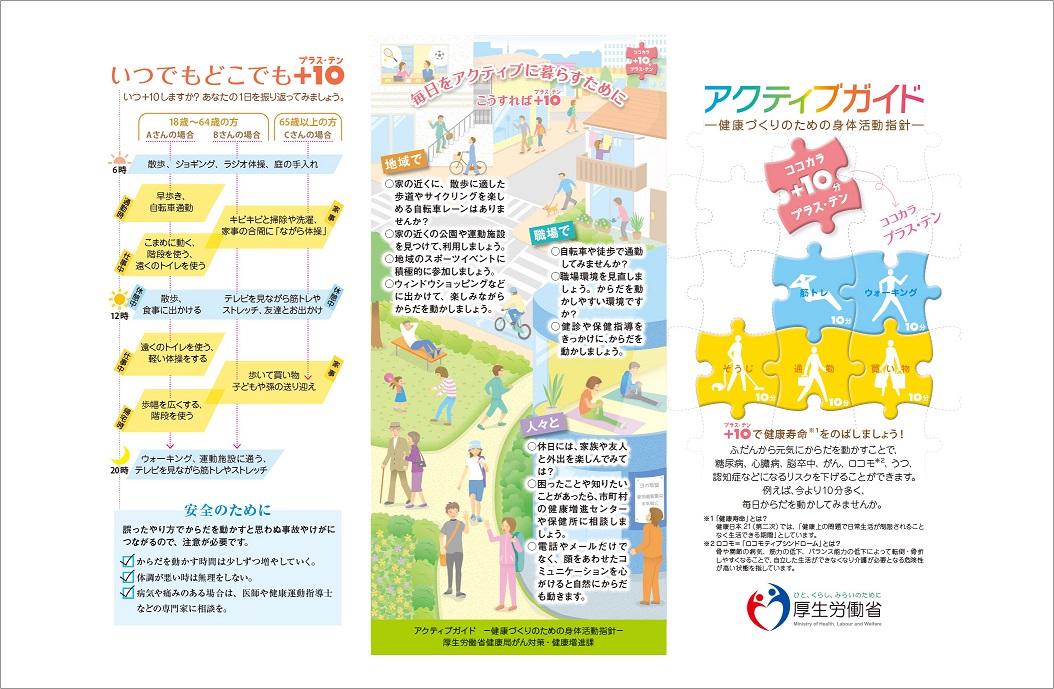 月に1回の勉強会で、健康に関する様々な情報を提供