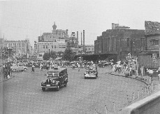 1935(昭和10)年頃の新宿通り