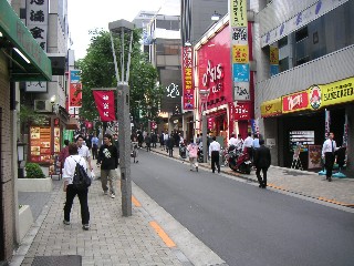 現在の神楽坂通り